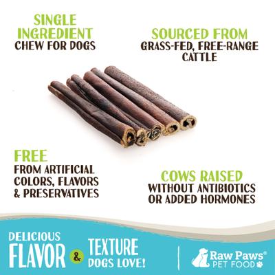 Show full view: Raw Paws Beef Collagen Sticks Dog Treats, 6 inch, 10 count slide 3 of 8