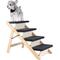 Show in main carousel: MeWang Wooden Portable Foldable 4 Level Dog Ramp for Beds & Cars, Black, Small slide 1 of 10