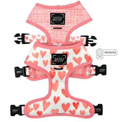 Show full view: Sassy Woof Dolce Rose Dog Harness & Leash, XX-Large: 25 to 37-in chest slide 2 of 8