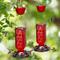 Show in main carousel: Kingsyard Outdoor Glass Hummingbird Feeder, Red, 2 count slide 3 of 8
