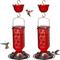Show in main carousel: Kingsyard Outdoor Glass Hummingbird Feeder, Red, 2 count slide 1 of 8