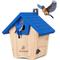 Show in main carousel: Kingsyard Hanging Outdoor Wood Bird House, Blue slide 1 of 7