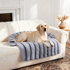 LFC PETS Sofa Bolster Dog & Cat Couch Cover, Grey, X-Large
