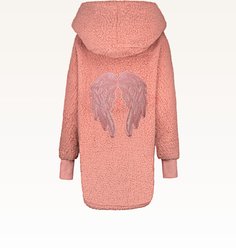 Jill Martin Classic Unisex Sherpa Lounger Jacket, Navy, XX-Large/XXX-Large