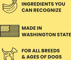 Wet Noses Moments Peanut Butter Banana Soft & Chewy Dog Treats, 10-oz bag slide 2 of 5