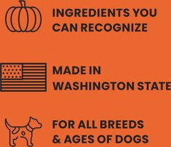 Wet Noses Moments Pumpkin Crunchy Biscuits Dog Treats, 10-oz bag slide 2 of 5