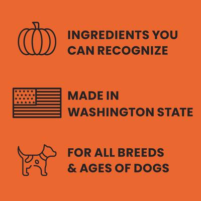 Show full view: Wet Noses Moments Pumpkin Crunchy Biscuits Dog Treats, 10-oz bag slide 6 of 6