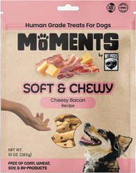 Wet Noses Moments Cheesy Bacon Soft & Chewy Dog Treats, 10-oz bag