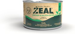 ZEAL New Zealand Chicken & Salmon Recipe High Protein Grain-Free Pate Wet Cat Food, 6-oz can, case of 12