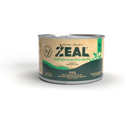 ZEAL New Zealand ZEAL New Zealand Chicken & Salmon Recipe High Protein Grain-Free Pate Wet Cat Food, 6-oz can, case of 12