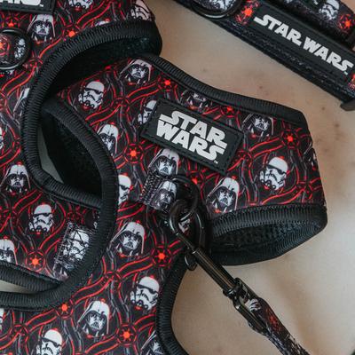 Show full view: Sassy Woof STAR WARS The Dark Side Dog Harness & Leash, Medium: 18 to 25-in chest slide 8 of 9