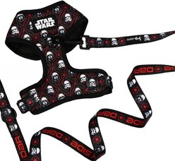 Sassy Woof STAR WARS The Dark Side Dog Harness & Leash, X-Small: 14 to 19-in chest