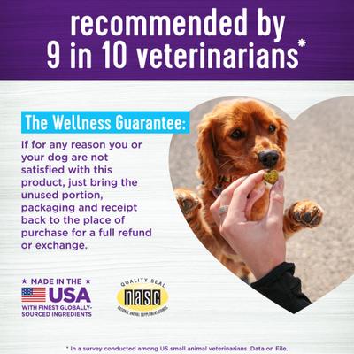 Show full view: Wellness Move Hip & Joint Chicken Flavor Chew Supplements for Dogs, 45 count slide 6 of 10