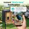 Show in main carousel: Birdfy Bamboo Smart Bird Feeder with Camera Solar Powered Motion Detection, Black, 3.5L slide 3 of 11