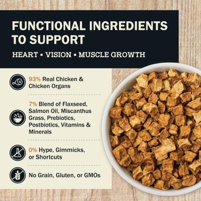 Show full view: Redbarn Powerfood Healthy Puppy Chicken, Grain-Free Gently Air Dried Dog Food, 2.5-oz bag slide 4 of 12