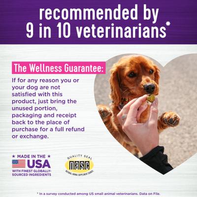 Show full view: Wellness Shield Immunity & Allergy Support Salmon Flavor Chew Supplements for Dogs, 45 count slide 6 of 10