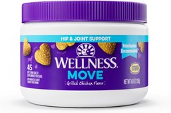 Wellness Move Hip & Joint Chicken Flavor Chew Supplements for Dogs, 45 count