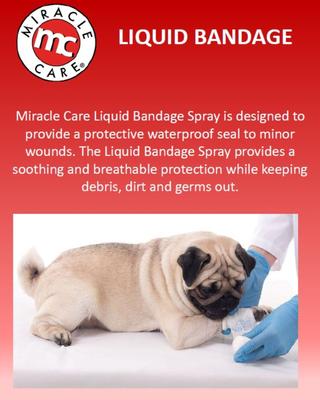 Show full view: Miracle Care Liquid Bandage Spray for Dogs & Cats slide 5 of 10