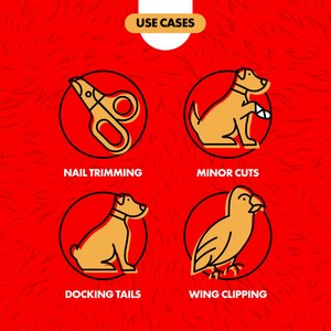 Miracle Care Kwik-Stop Styptic Powder for Dogs, Cats & Birds, 0.5-oz jar