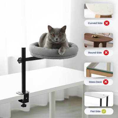 Show full view: PawsPik Adjustable 360° Desk Cotton Cat Nest Bed slide 9 of 10