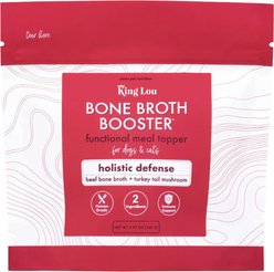 King Lou Bone Broth Booster Holistic Defense Dog Food Topping, 5.97-oz bag