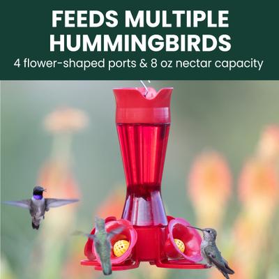 Show full view: Perky-Pet Pinch Waist Plastic Hummingbird Feeder, 8-oz slide 8 of 10