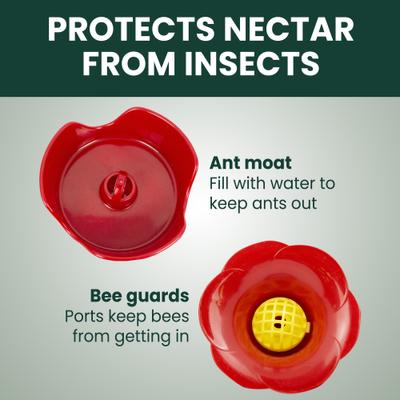 Show full view: Perky-Pet Pinch Waist Plastic Hummingbird Feeder, 8-oz slide 4 of 10