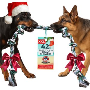 Pacific Pups Rescue Knotted Tough Rope Tug Dog Toy, XX-Large, 1 count, Blue