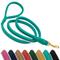 Show in main carousel: OOPSDOGGY Outdoor Rolled Leather Reflective Walking Running Dog Leash, Teal, Small: 6-ft long, 3/8-in wide slide 1 of 8