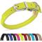 Show in main carousel: OOPSDOGGY Soft Rolled Leather Dog Collar, Lime Green, XX-Small: 7 to 9-in neck, 3/8-in wide slide 1 of 6