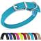 Show in main carousel: OOPSDOGGY Soft Rolled Leather Dog Collar, Blue, Large: 14 to 18-in neck, 9/16-in wide slide 1 of 8