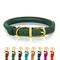 Show in main carousel: OOPSDOGGY Soft Padded Rolled Leather Reflective Dog Collar, Green, X-Large: 17 to 21-in neck, 4/5-in wide slide 1 of 6