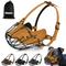 Show in main carousel: OOPSDOGGY Breathable Secure Basket Leather Metal Reflective Pitbull Dog Muzzle, Camel slide 1 of 8
