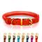 Show in main carousel: OOPSDOGGY Soft Padded Rolled Leather Reflective Dog Collar, Red, Small: 10 to 13-in neck, 3/5-in wide slide 1 of 6