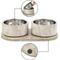 Show in main carousel: THE LICKER STORE Marbre Modern Weighted Double Marble & Stainless Steel Dog & Cat Bowl, Medium: 1.5-cup, Gray/Brown slide 5 of 8