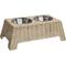 Show in main carousel: THE LICKER STORE Serenity 6.9-in Elevated Dog & Cat Wicker with Two Stainless Steel Bowls, Medium: 2.2-cup, Almond slide 1 of 6
