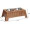 Show in main carousel: THE LICKER STORE Serenity 6.9-in Elevated Dog & Cat Wicker with Two Stainless Steel Bowls, Medium: 2.2-cup, Brown slide 3 of 6