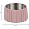Show in main carousel: THE LICKER STORE Ripple Ridge Slanted Concrete & Stainless Steel Dog & Cat Bowl, Medium: 2-cup, Pink slide 4 of 8