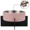 Show in main carousel: THE LICKER STORE Intersecta Concrete & Stainless Steel Dog & Cat Bowl with Metal Stand, Medium: 2-cup, Pink/Black slide 5 of 8