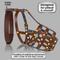 Show in main carousel: OOPSDOGGY Breathable Secure Basket Leather German Shepherd Dog Muzzle, Brown, Medium slide 2 of 7