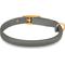 Show in main carousel: OOPSDOGGY Rolled Leather Reflective Cat Collar with Bell & Safety Elastic Strap, Graphite, 8 to 11-in neck, 3/8-in wide slide 2 of 8
