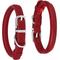 Show in main carousel: OOPSDOGGY Soft Rolled Leather Dog Collar, Red, X-Small: 8 to 11-in neck, 3/8-in wide slide 4 of 7