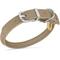 Show in main carousel: OOPSDOGGY Soft Rolled Leather Dog Collar, Beige, XX-Small: 7 to 9-in neck, 3/8-in wide slide 5 of 8