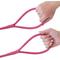 Show in main carousel: OOPSDOGGY Outdoor Rolled Leather Reflective Walking Running Dog Leash, Pink, Small: 6-ft long, 3/8-in wide slide 4 of 8