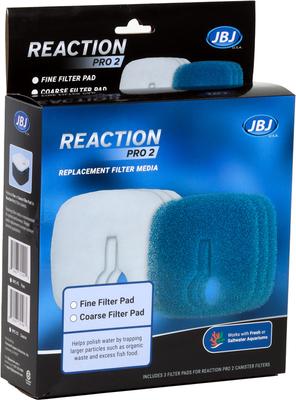 Show full view: JBJ Aquarium Reaction Pro 2 Coarse Sponge Fits RPC-100 & RPC-175, Blue, 3 count slide 2 of 5