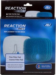 JBJ Aquarium Reaction Pro 2 Coarse Sponge Fits RPC-100 & RPC-175, Blue, 3 count