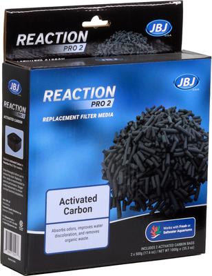 Show full view: JBJ Aquarium Reaction Pro 2 Activated Carbon Fits RPC-100 & RPC-175, Black slide 2 of 5