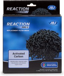 JBJ Aquarium Reaction Pro 2 Activated Carbon Fits RPC-100 & RPC-175, Black