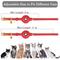 Show in main carousel: OOPSDOGGY Lightweight GPS Leather Apple Air Tag Holder Cat Collar with Bell, Red, 8 to 11-in neck, 1/2-in wide slide 4 of 6