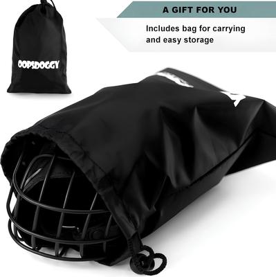 Show full view: OOPSDOGGY Adjustable Breathable Wire Basket Metal Rottweiler Dog Muzzle, Black slide 6 of 9